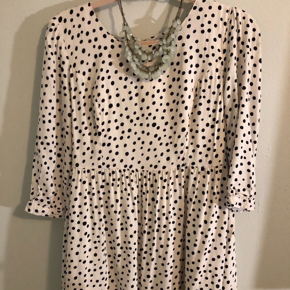 Polka dot forever 21 dress (L)